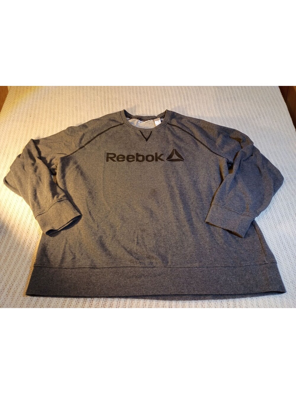 Reebok Gray Crewneck Sweatshirt 3XL